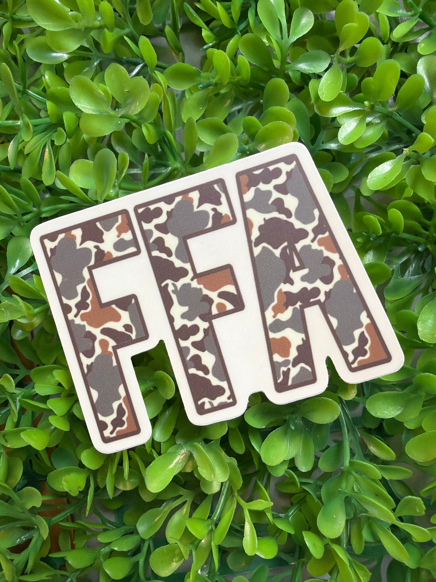 Camo FFA Sticker