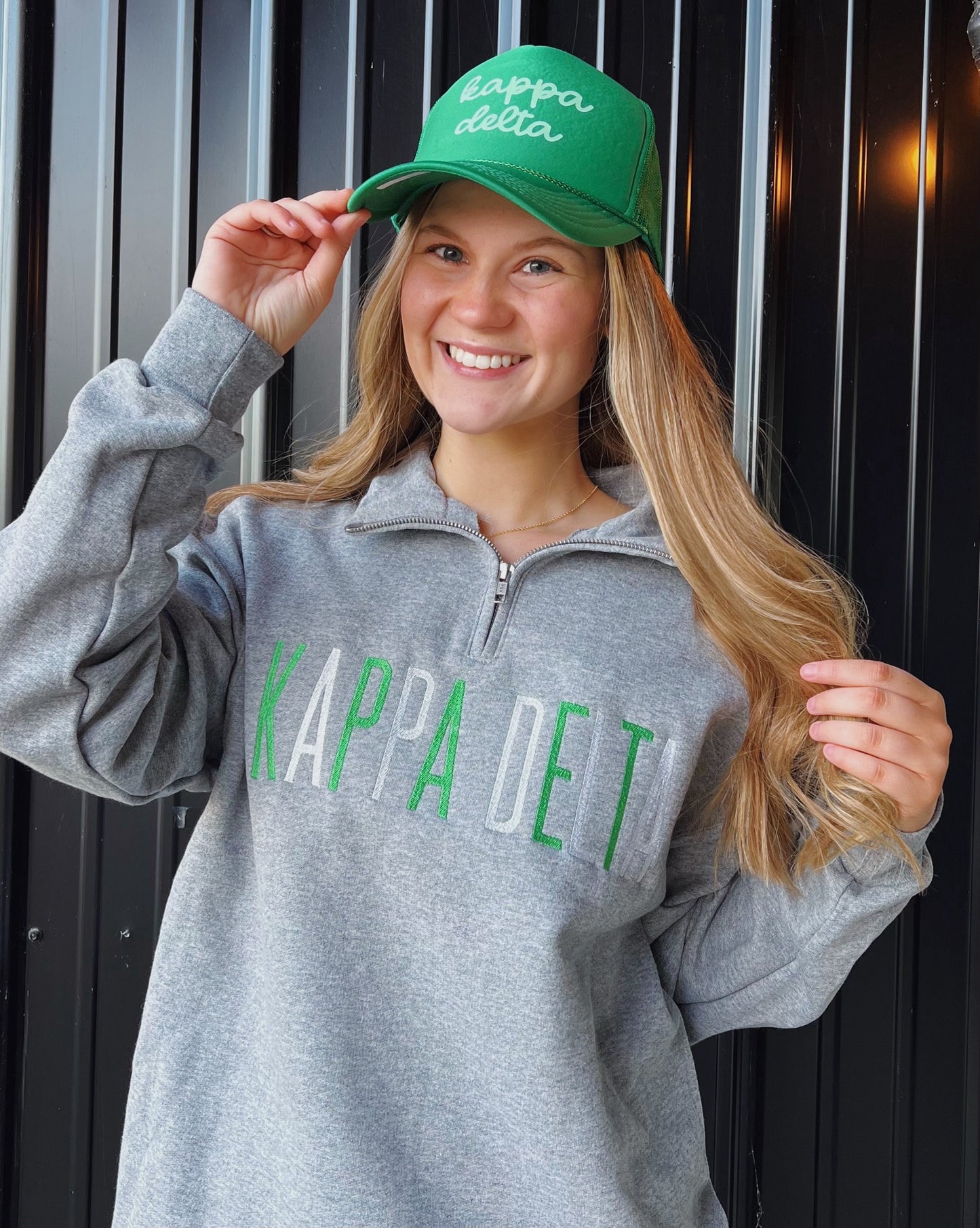 Kappa Delta Embroidered Quarter Zip