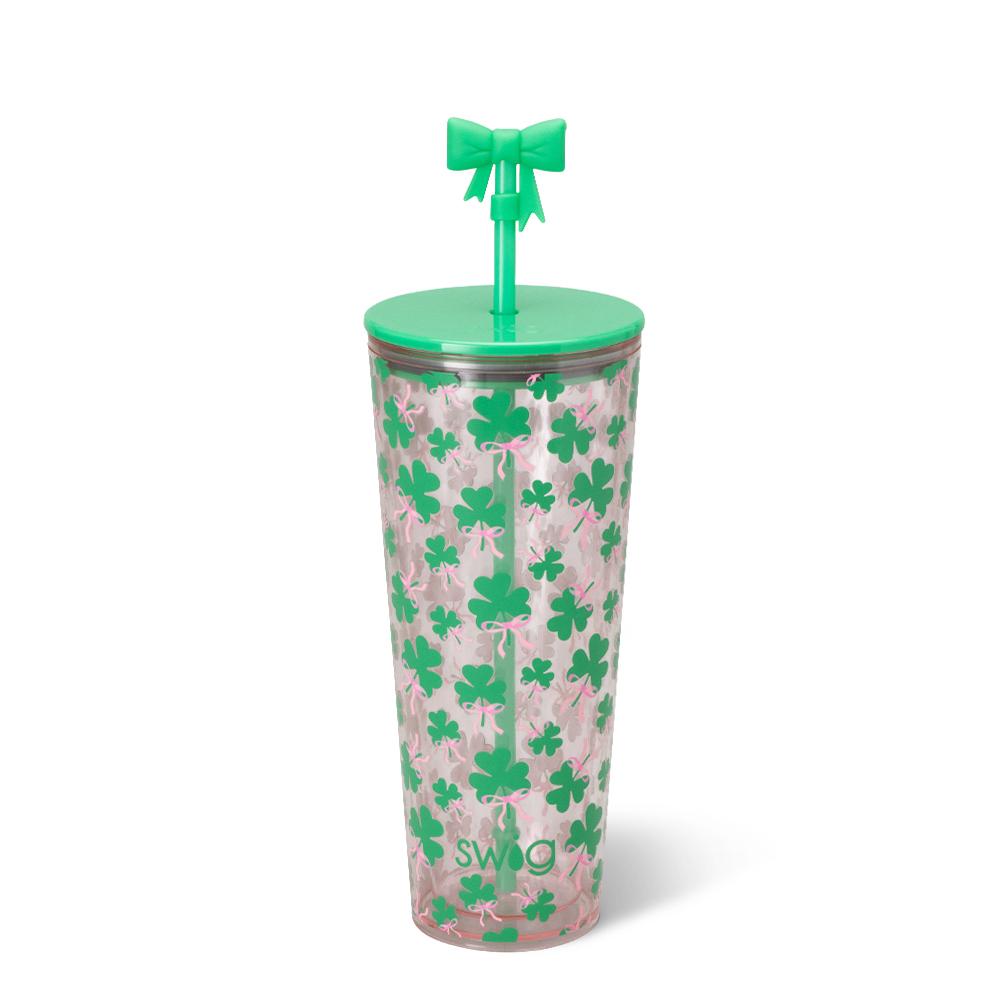 Clover Crush Swig Plastic Tumbler 24oz