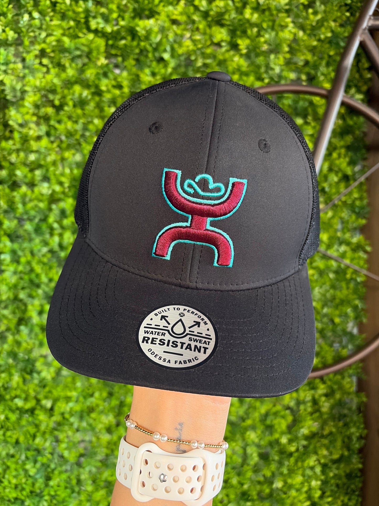 Hooey Sterling Black 6 Panel Trucker Hat