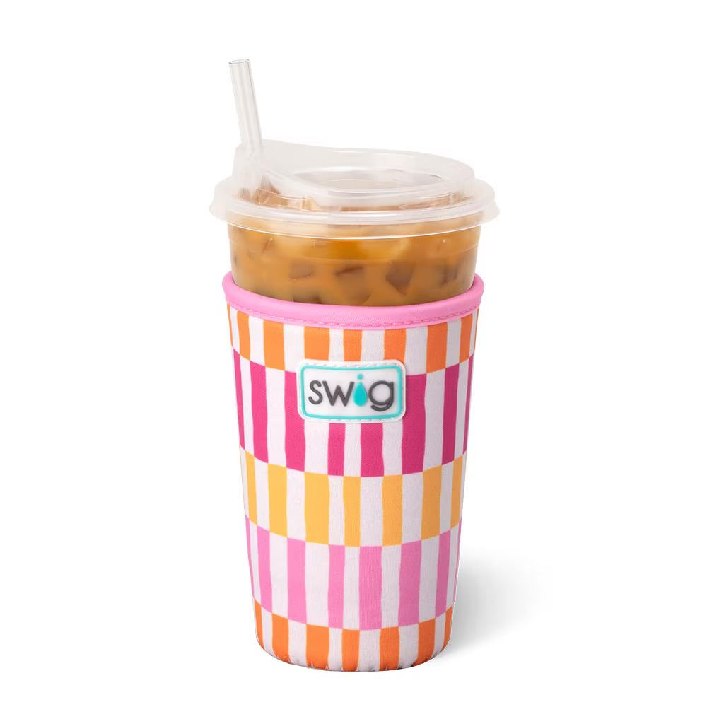 Sherbet Stripe Iced Cup Coolie (Medium)