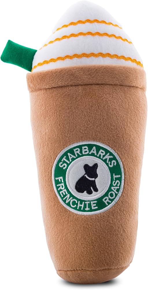 Starbarks Frenchie Roast Frappawcino XL Plush
