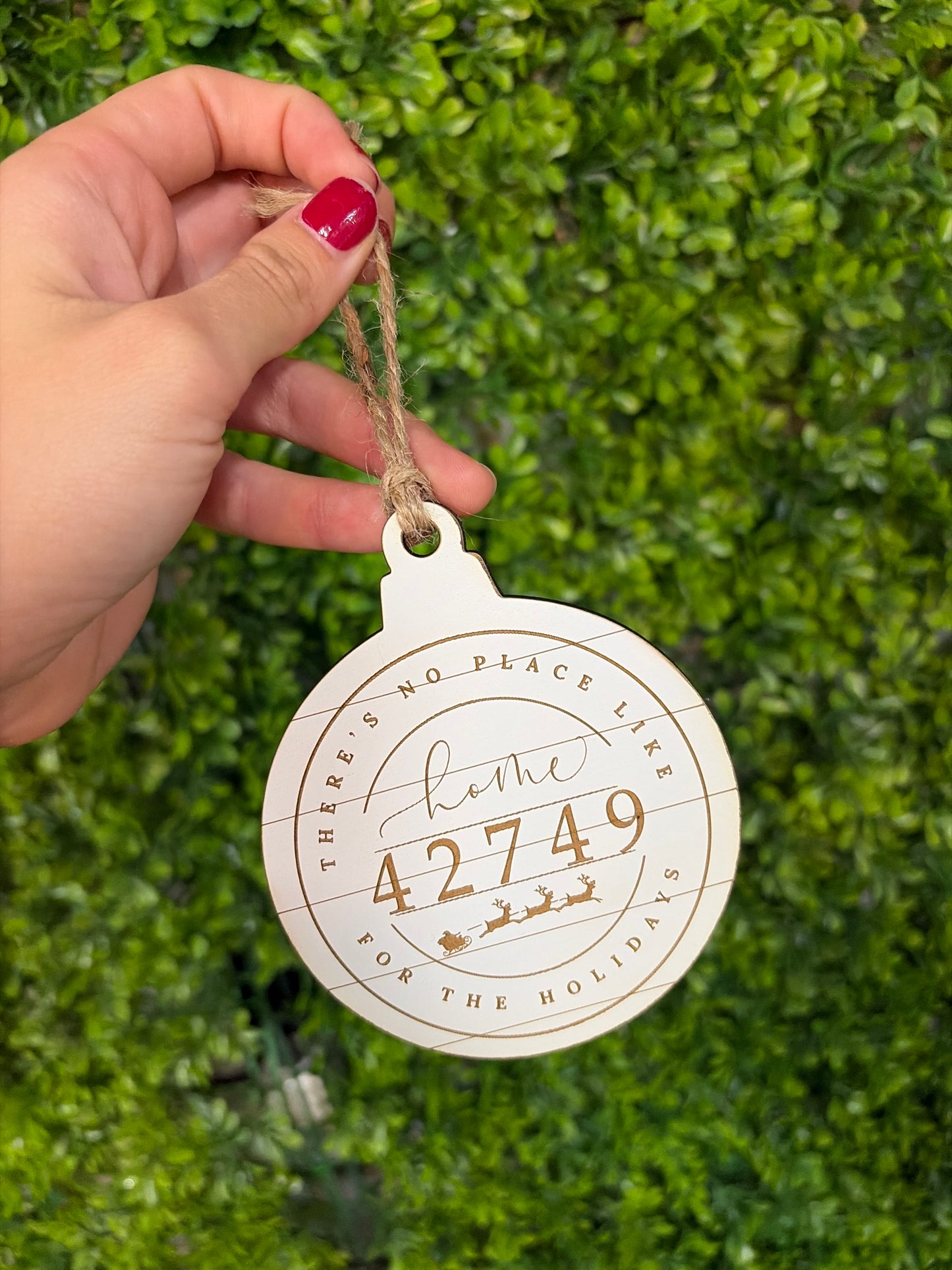 No Place Like Home 42749 Wooden Ornament