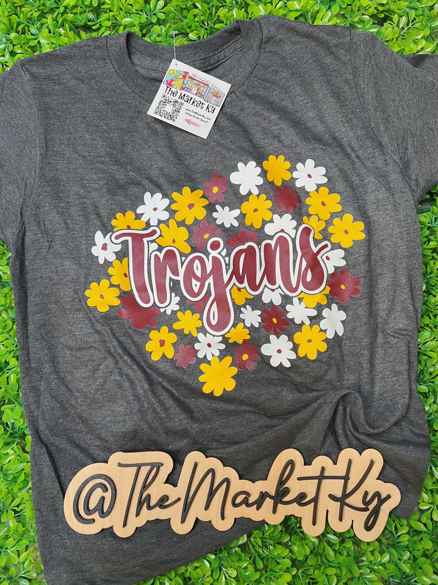 Trojans Floral Tee (Youth & Adult)