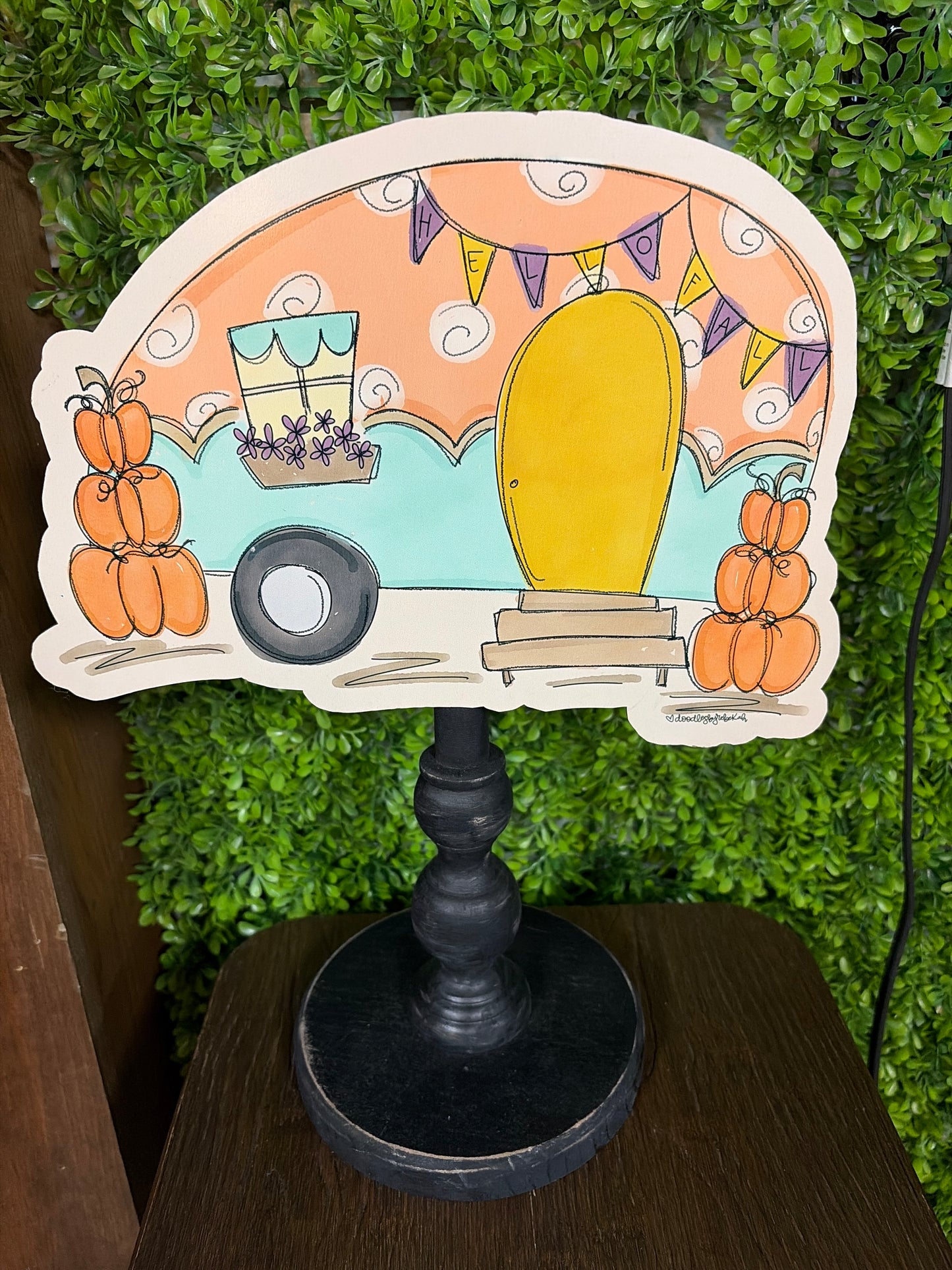 Hello Fall Camper Topper