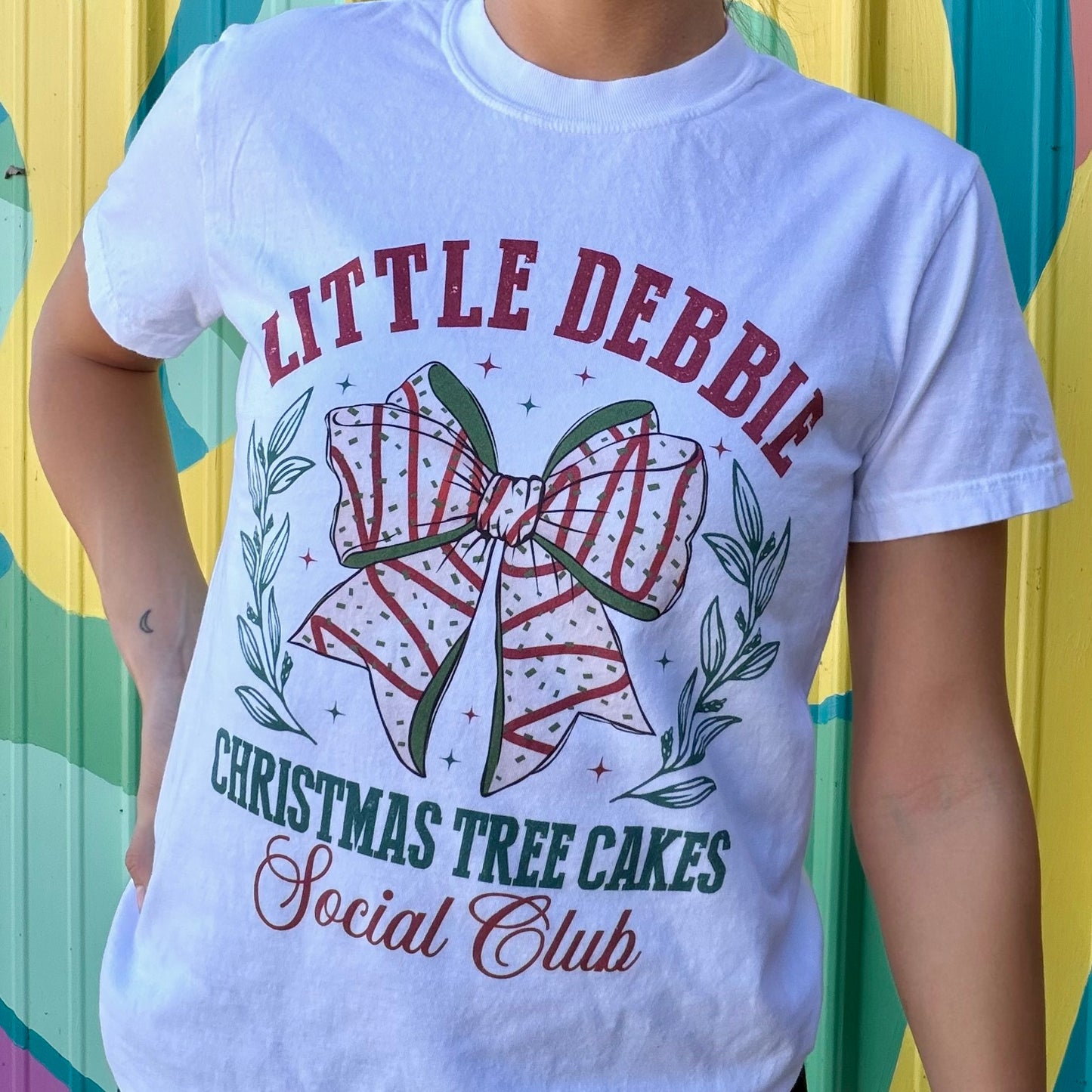 Christmas Tree Cakes Social Club Comfort Colors Tee