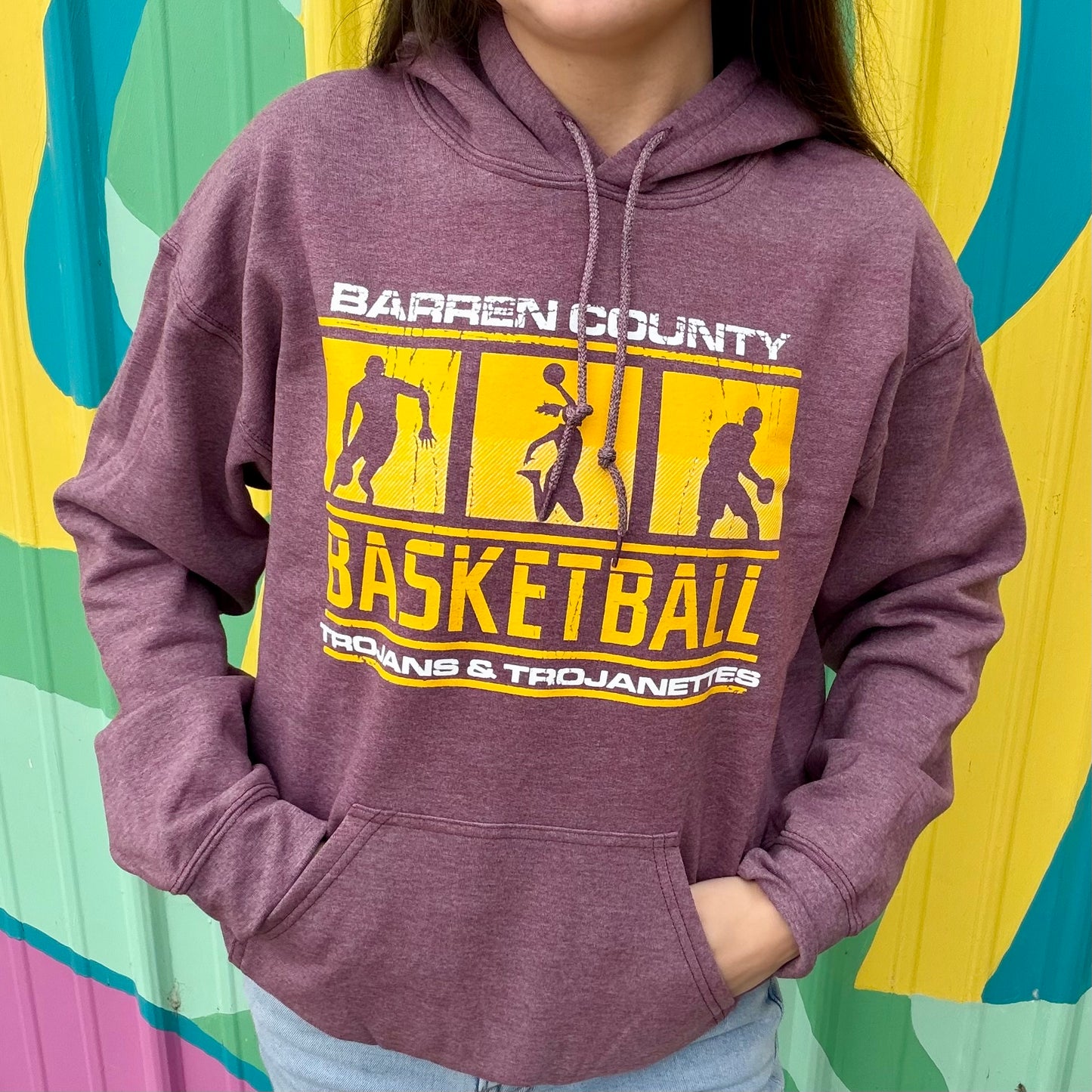 Barren County Trojans & Trojanettes Basketball Hoodie