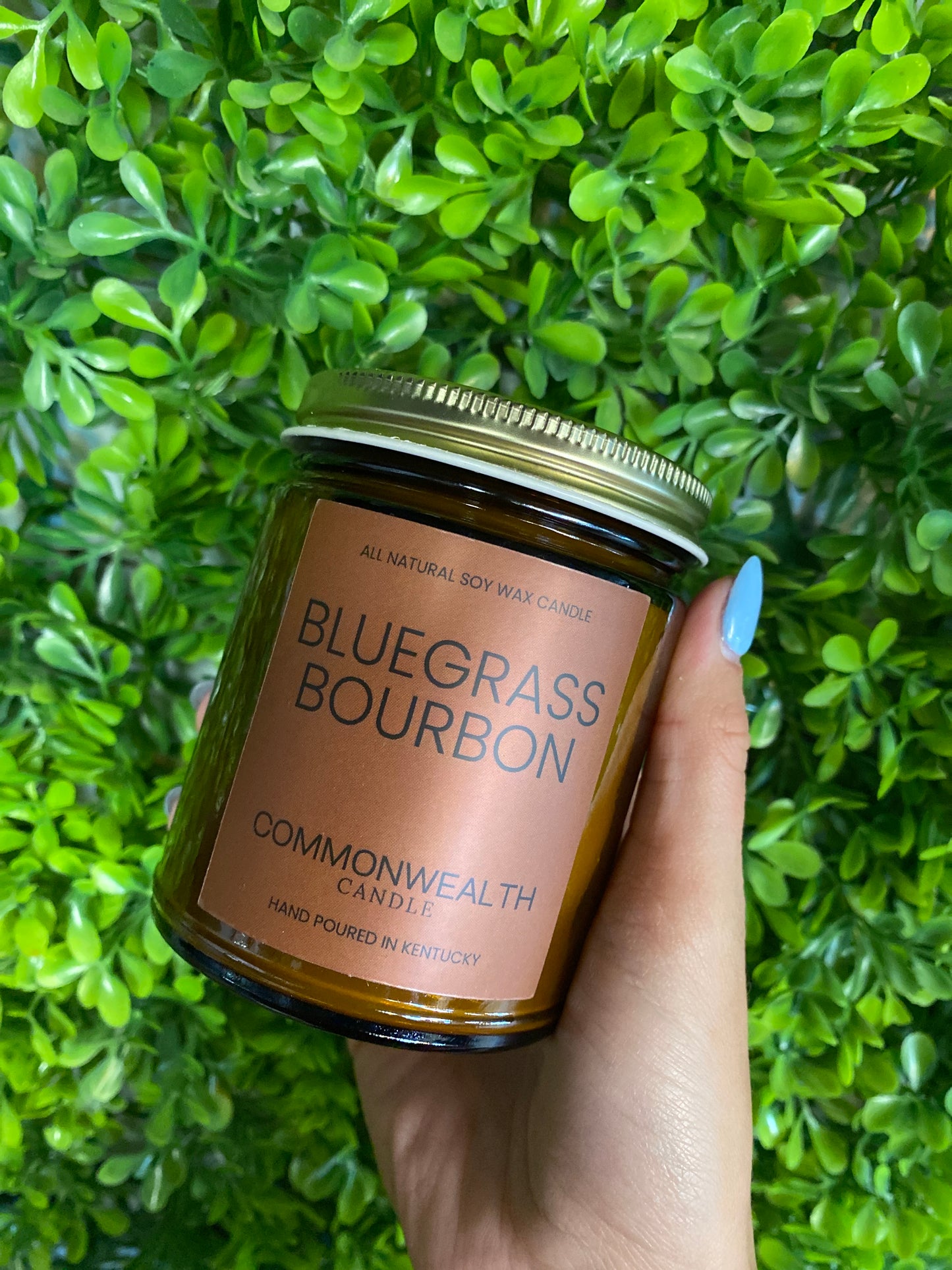 Bluegrass Bourbon 8oz Amber Jar