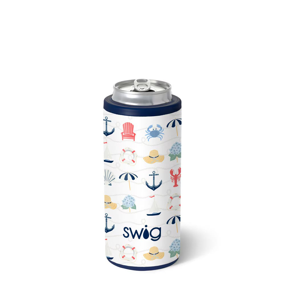 Shoreline Swig Skinny Can Cooler 12oz