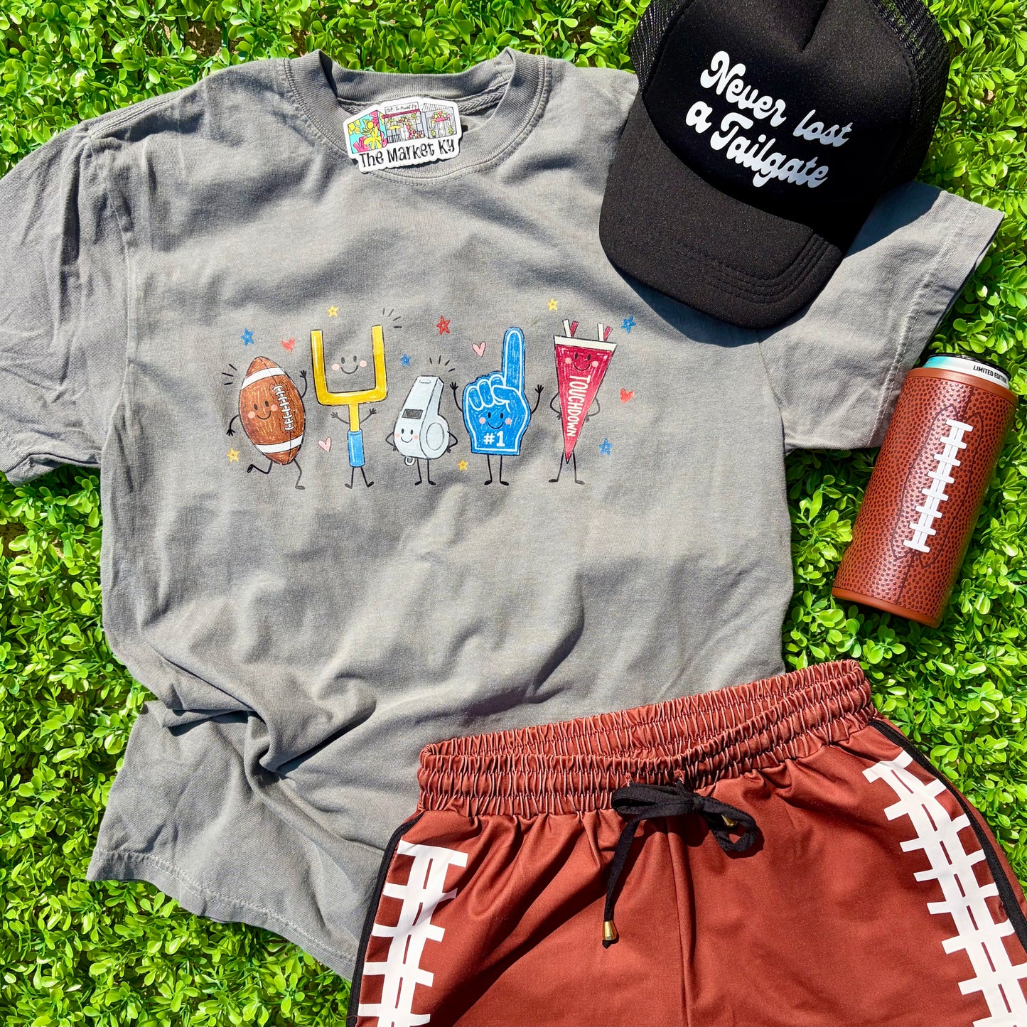 Football Friends Comfort Colors Tee