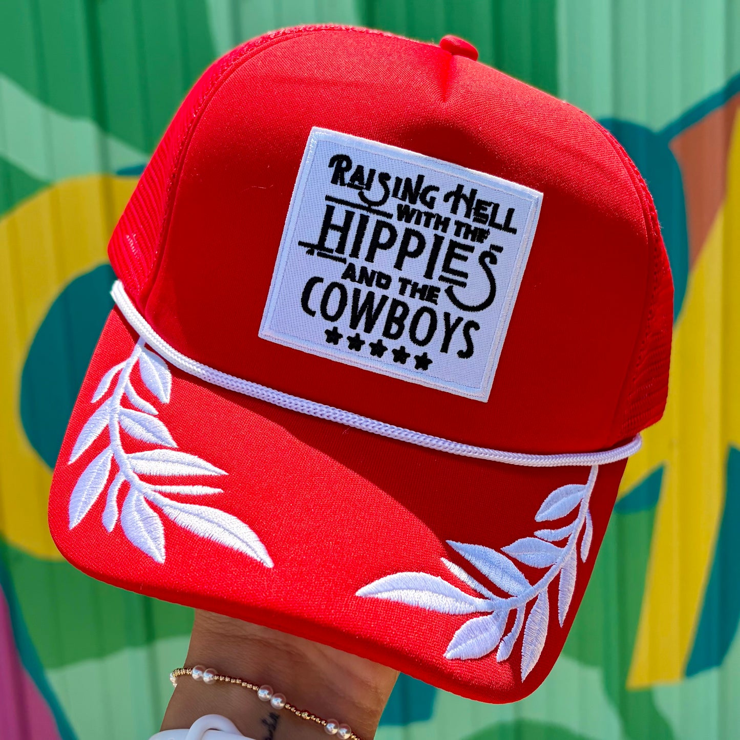 Raisin’ Hell With Cowboys & Hippies Foam Trucker Hat