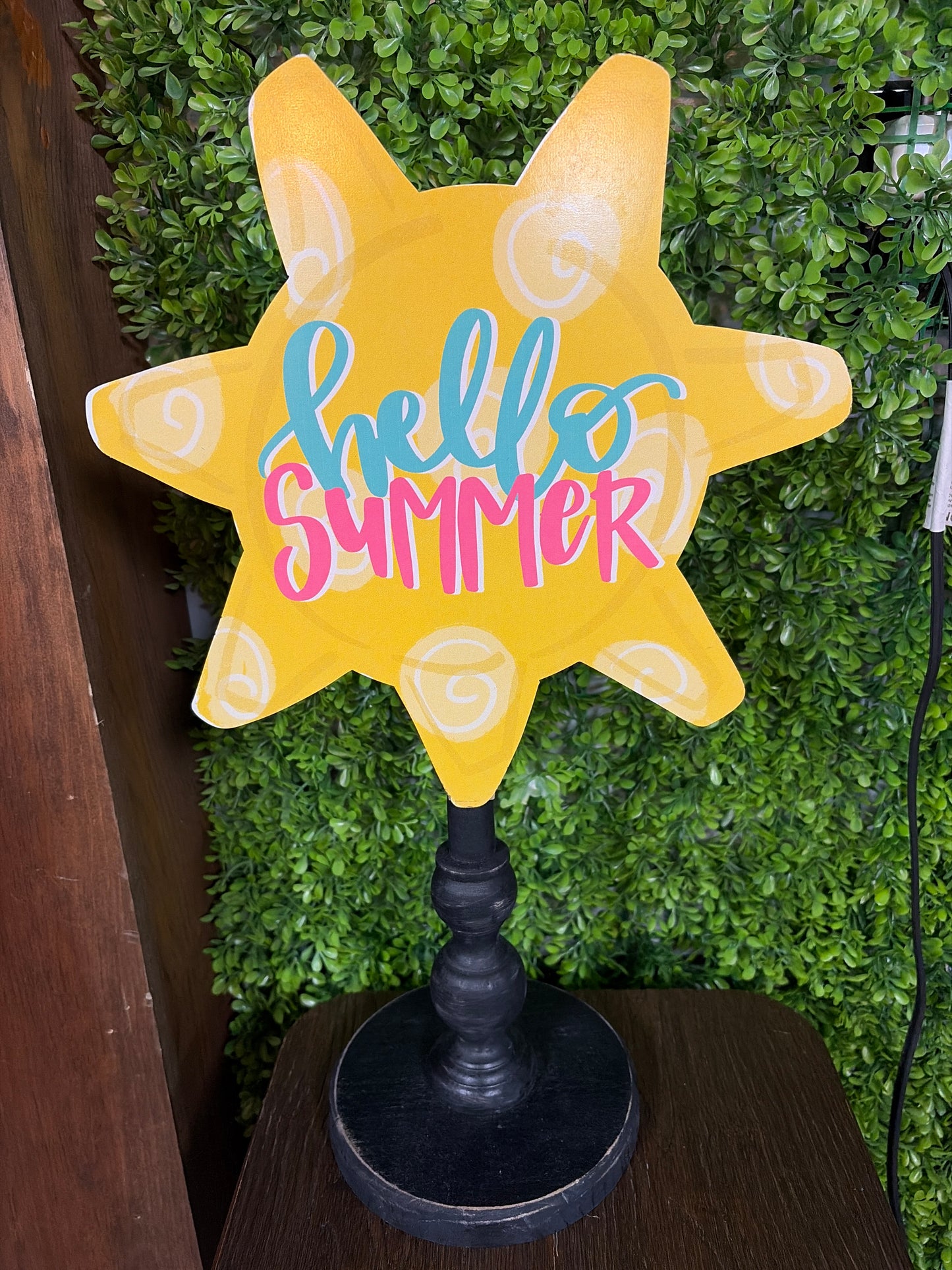 Hello Summer Sun Topper