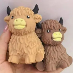 Neutral Highland Cow Squishy - IN STOCK