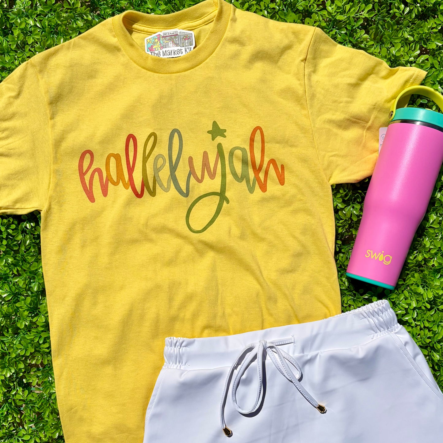 Hallelujah Script Tee