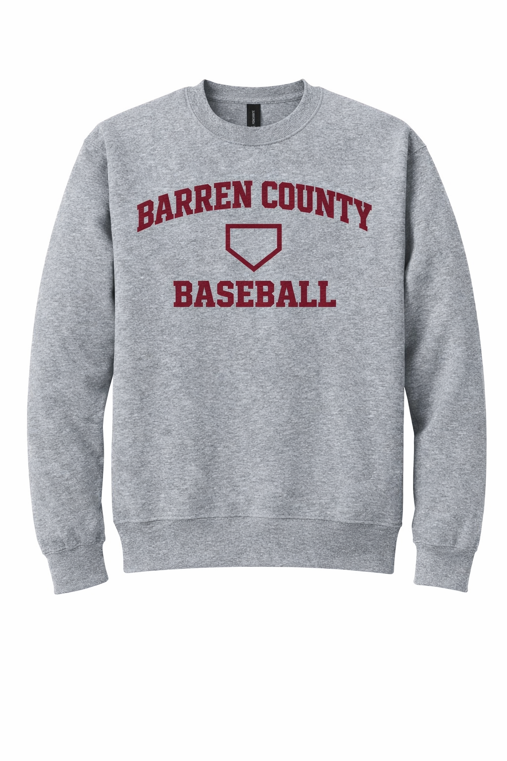 Barren County Baseball Athletic Sweatshirt - Sport Grey