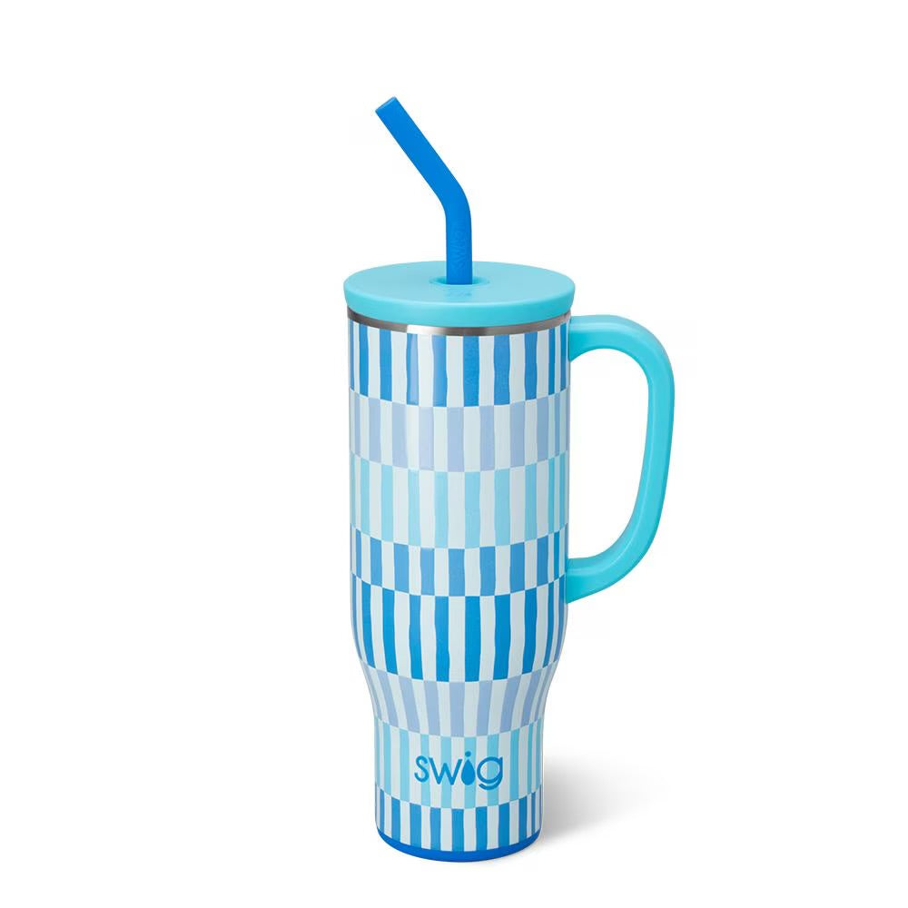 30oz Swig Mega Mug Glacier Stripe
