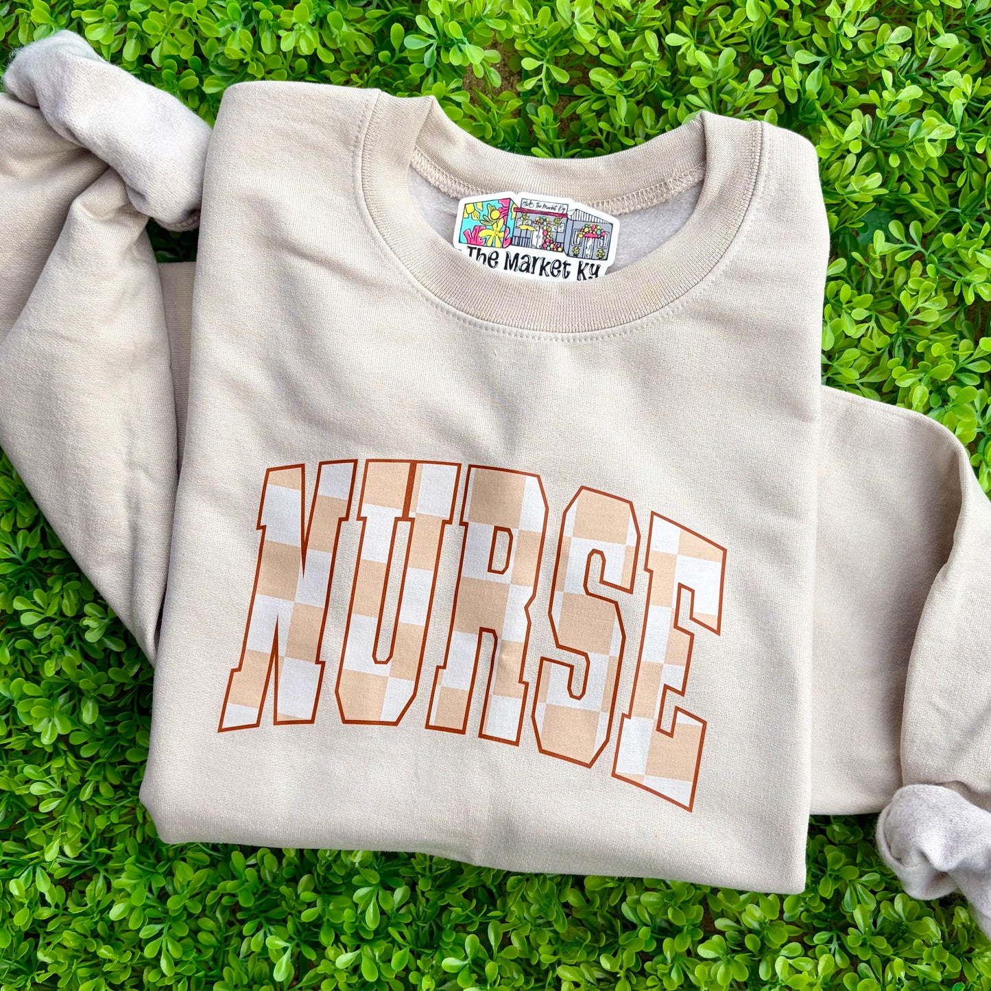 Checkered Nurse Sweatshirt