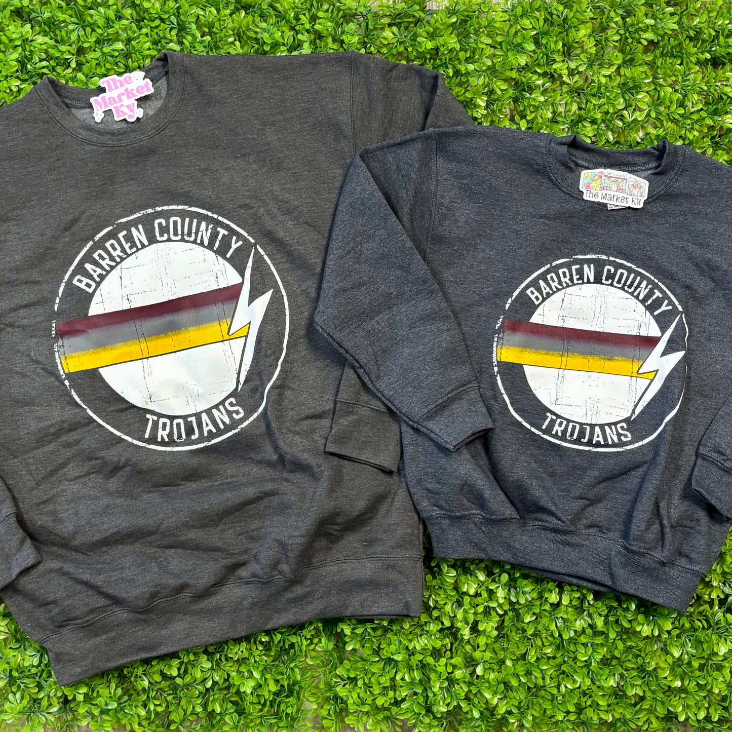 Barren County Trojans Crest Sweatshirt Youth & Adult