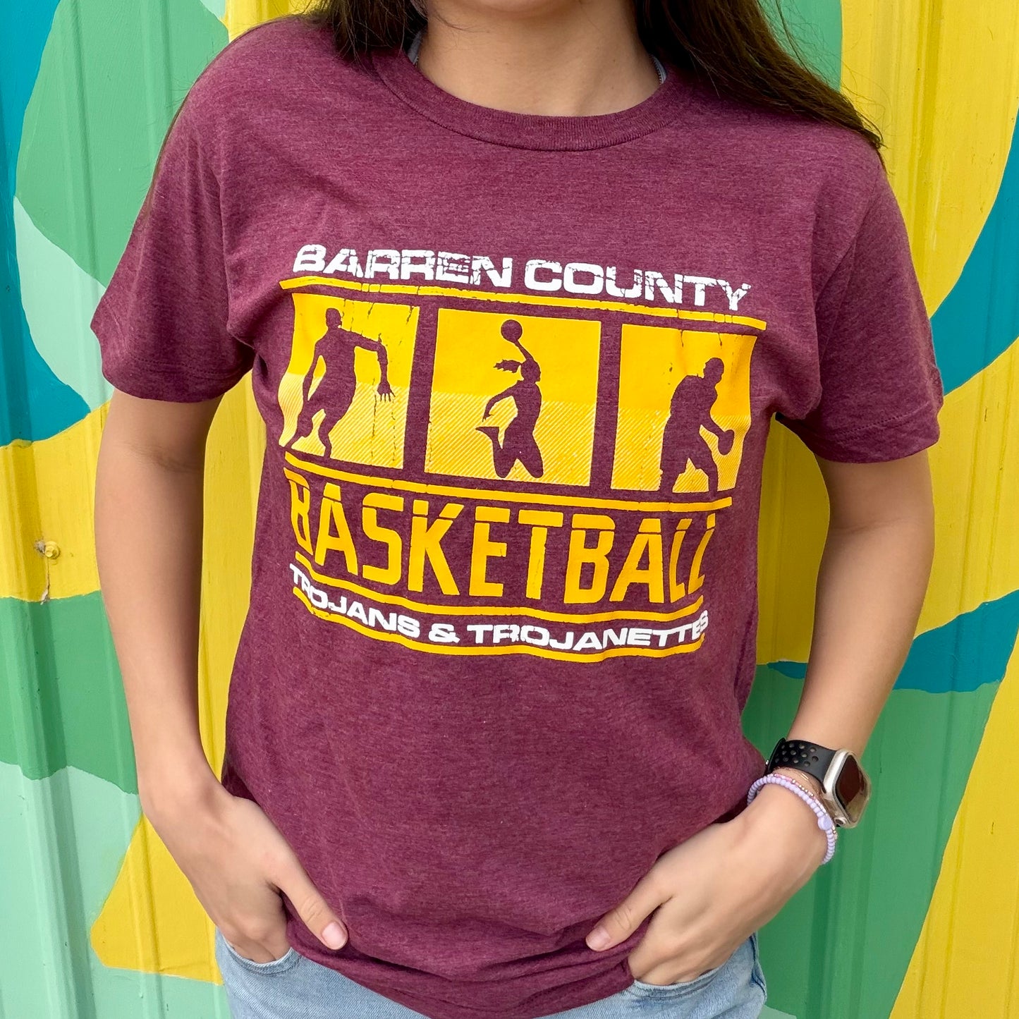Barren County Trojans & Trojanettes Basketball Tee