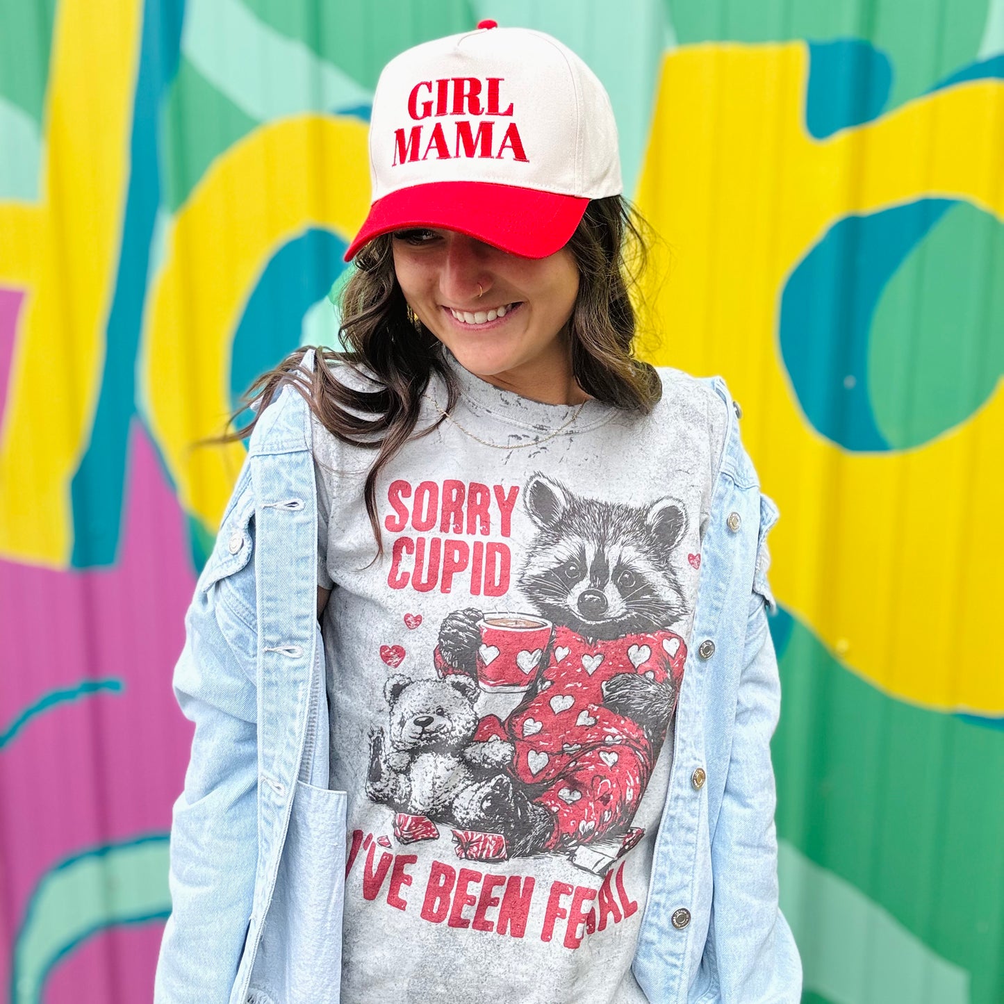 Sorry Cupid I’ve Been Feral Comfort Colors Tee