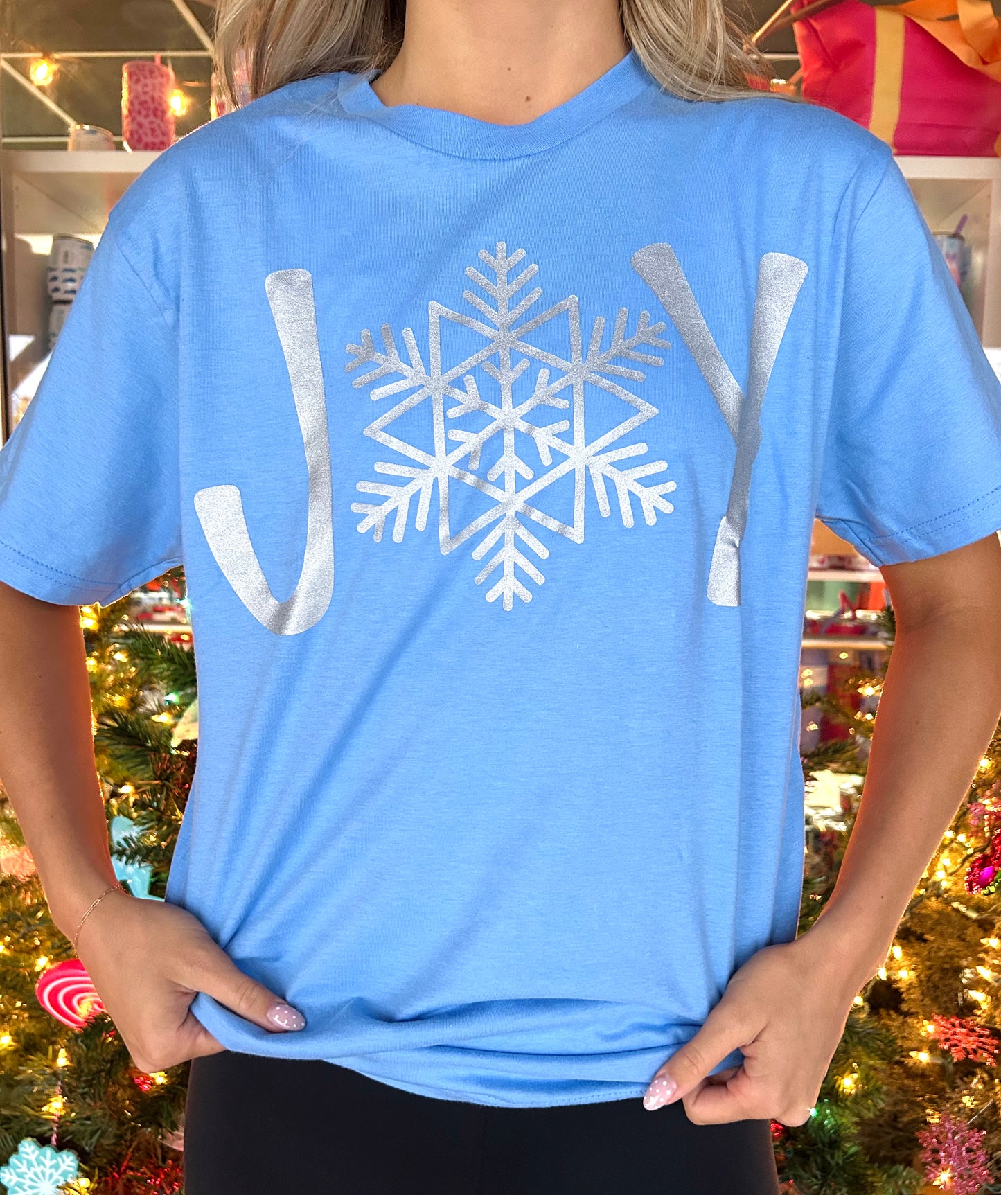 Joy Snowflake Tee
