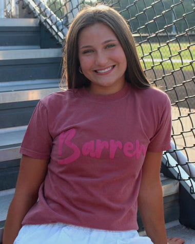 Barren Monotone Puff Ink Comfort Colors Tee