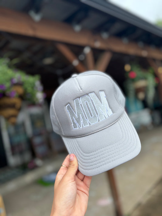 Mom Embroidered Trucker Hat