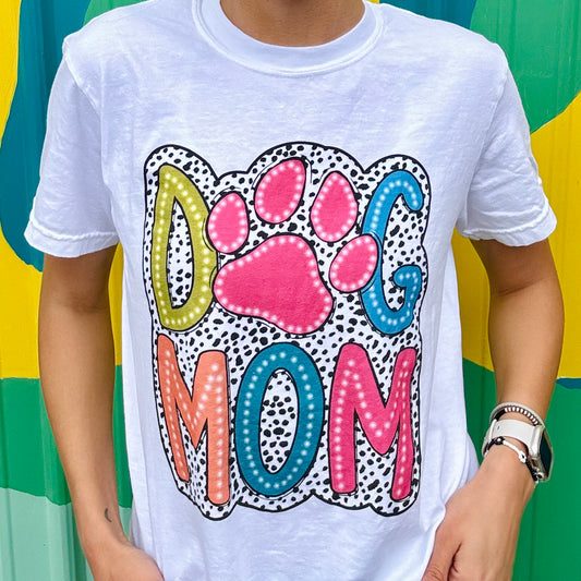 Dog Mom Dots Tee