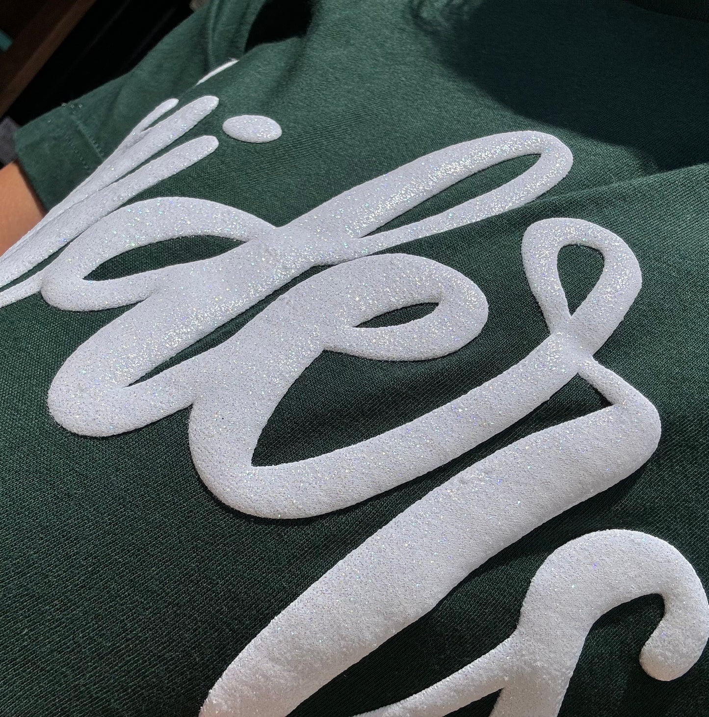 Raiders Glitter Puff Ink Tee