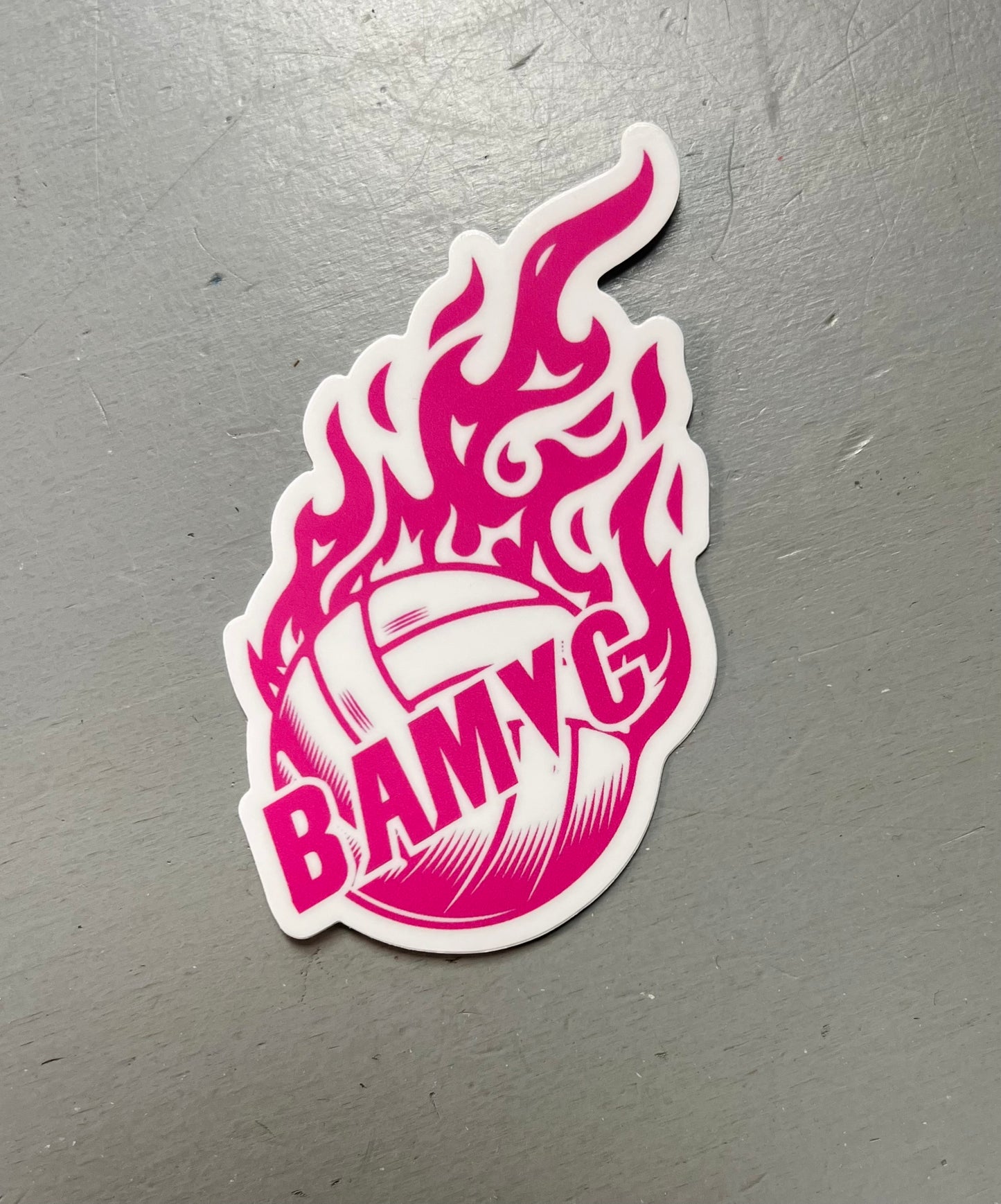 BAMVC Volleyball Sticker