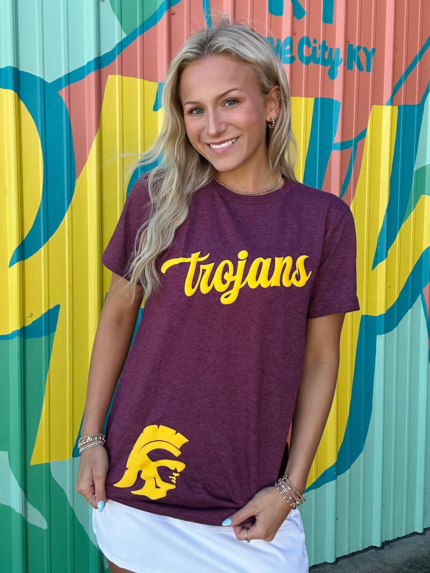 Trojans Puff Tee