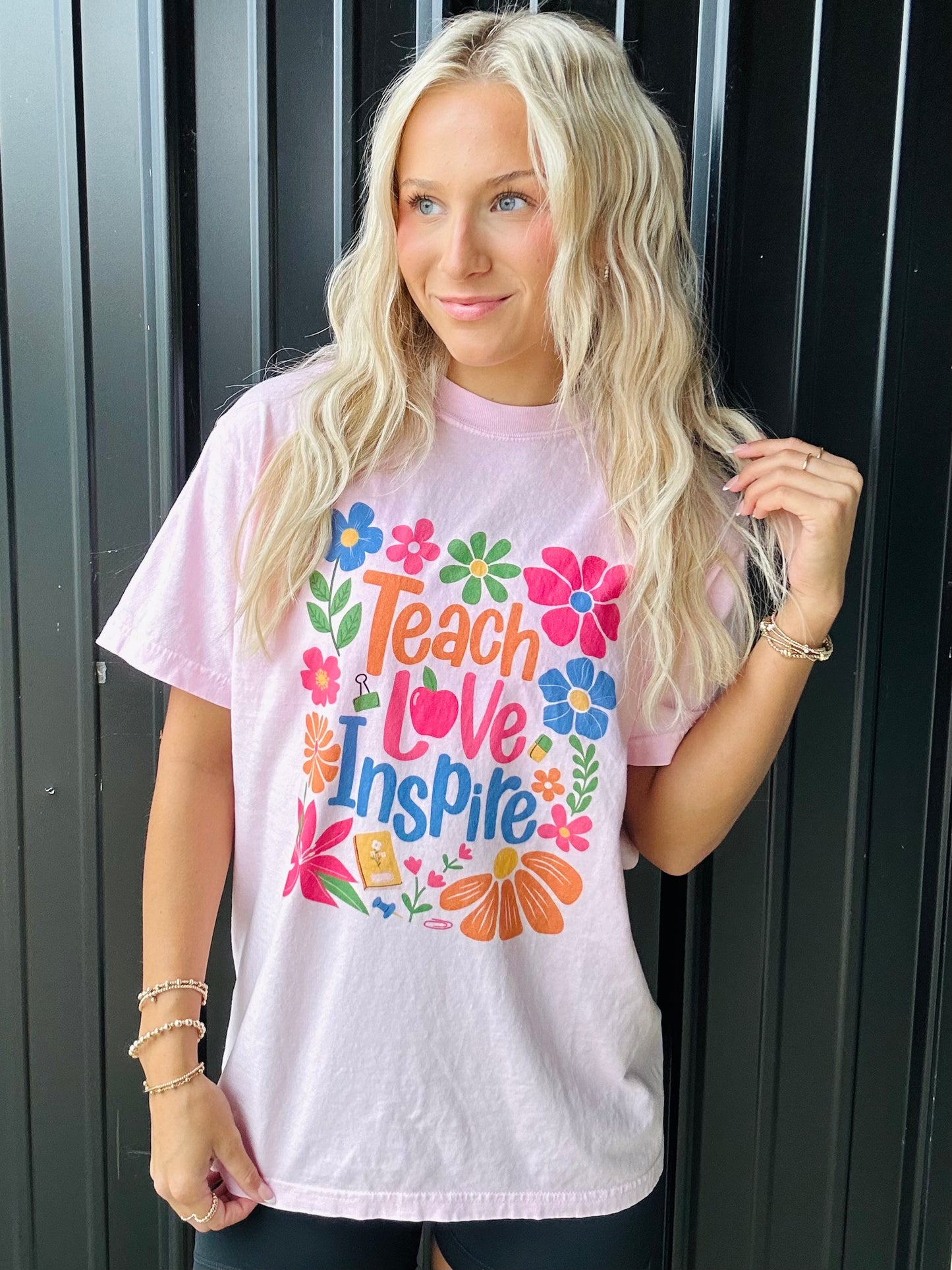 Teach, Love, Inspire Comfort Colors Tee