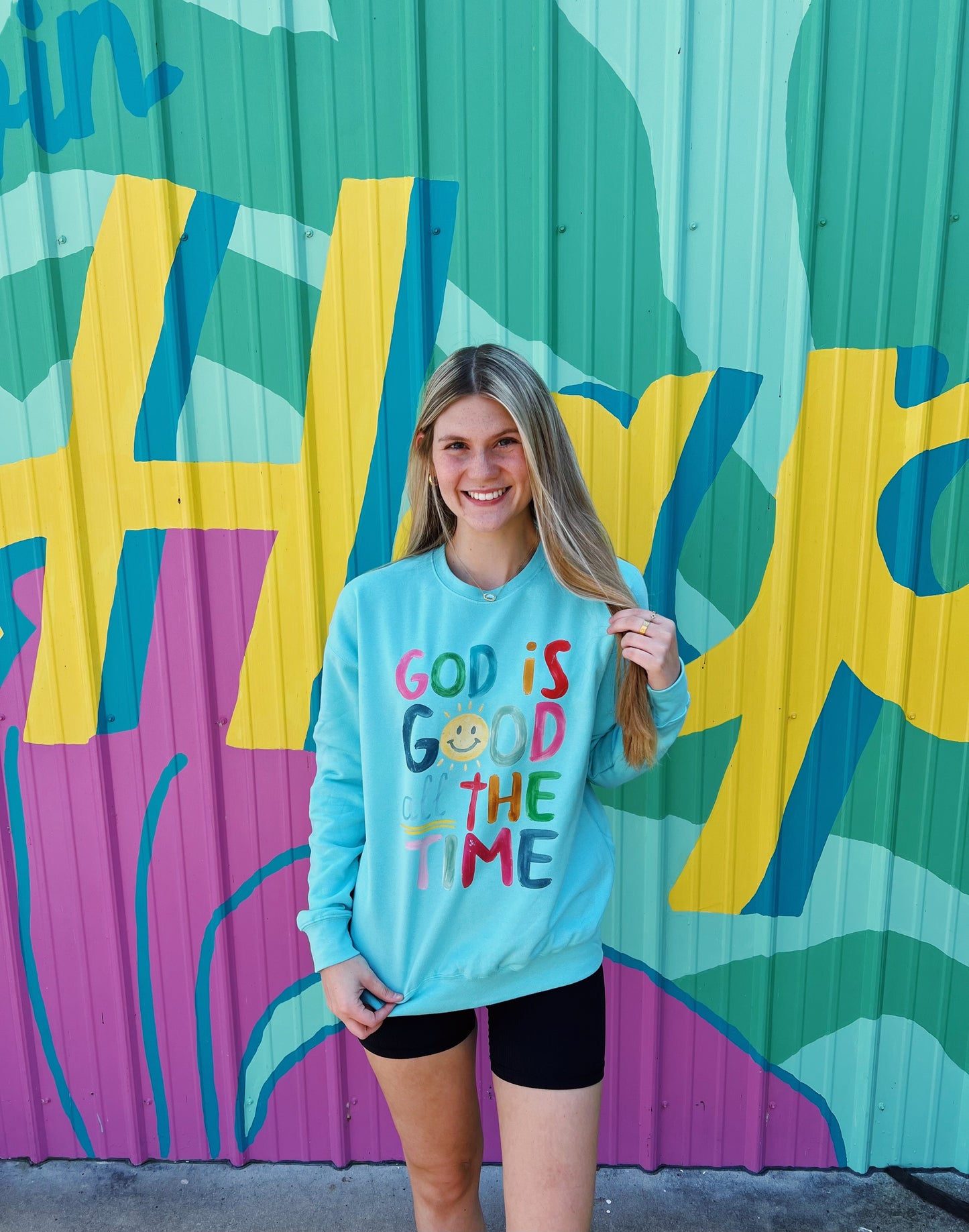 God Is Good All The Time Crewneck