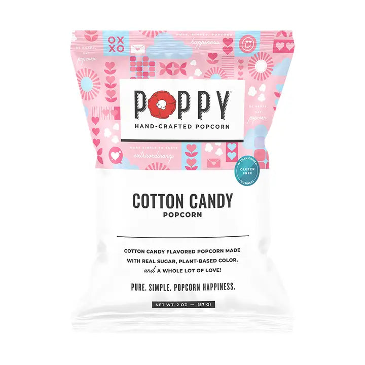 Poppy Cotton Candy Snack Bag