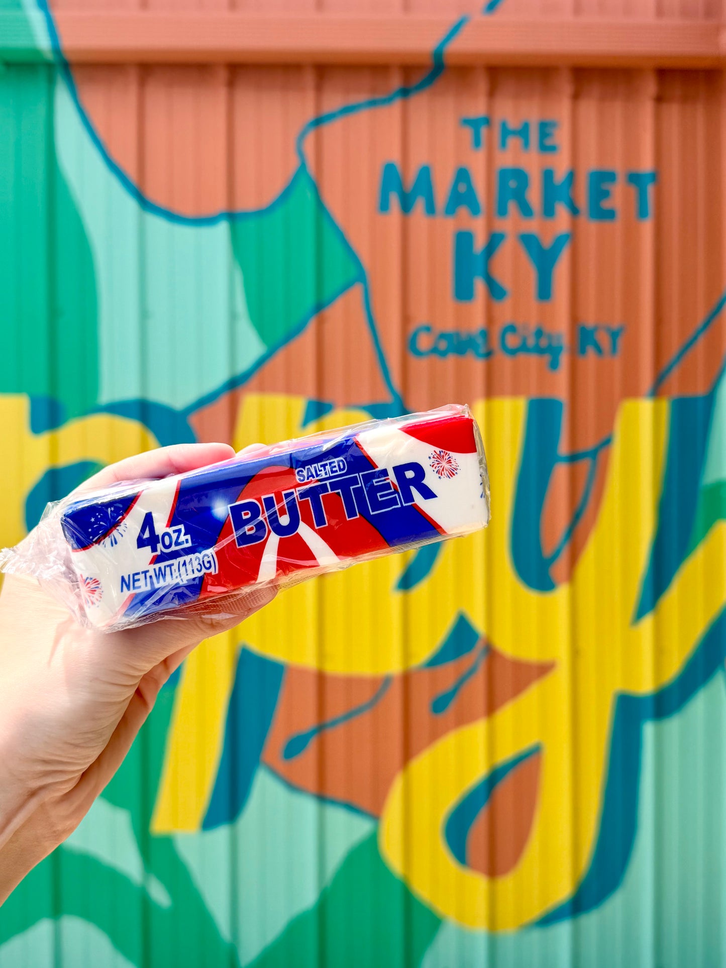 Tie-Dye Red White & Blue Butter Squish - IN STOCK