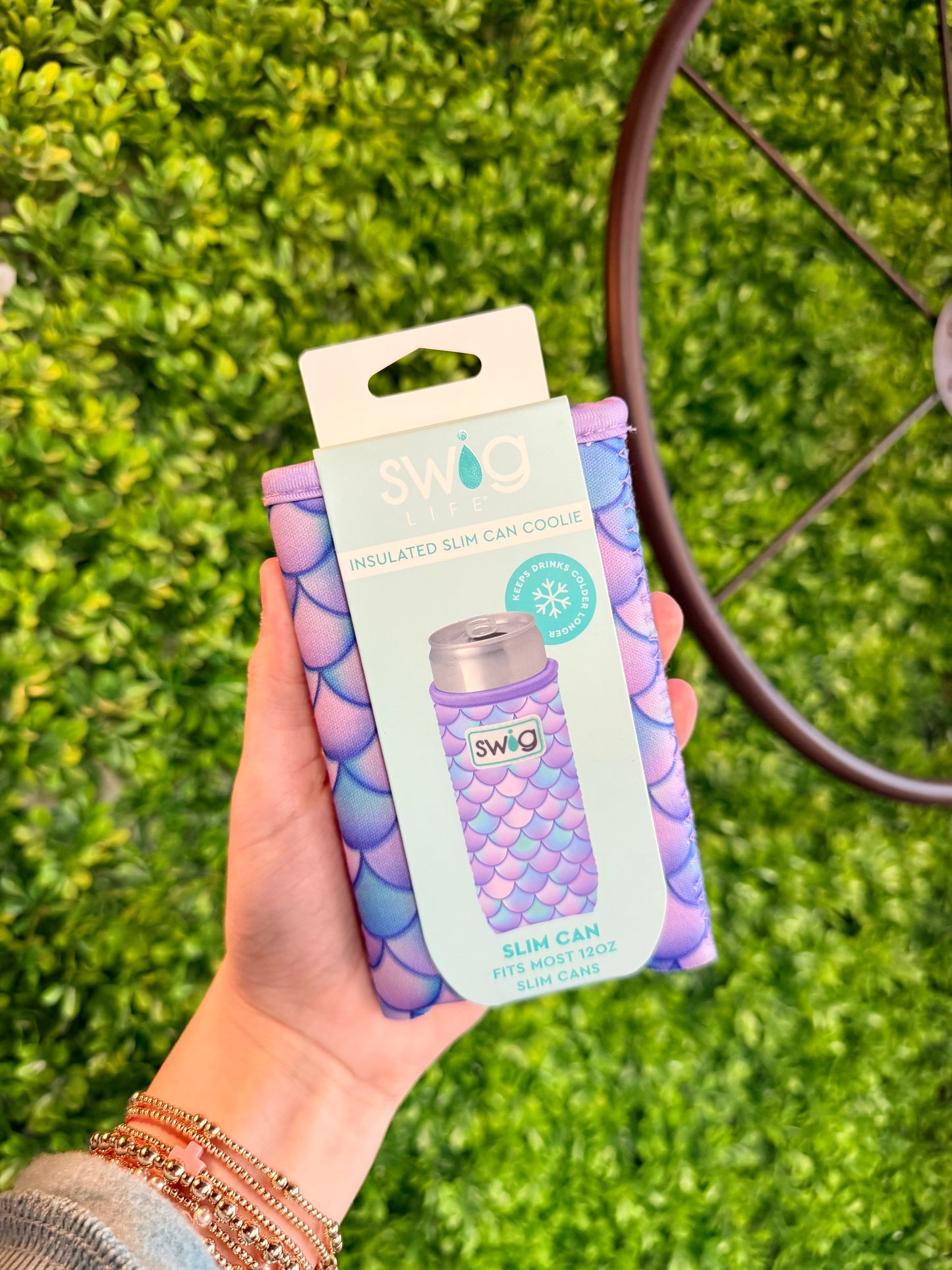 Mermaid Swig Slim Can Coolie