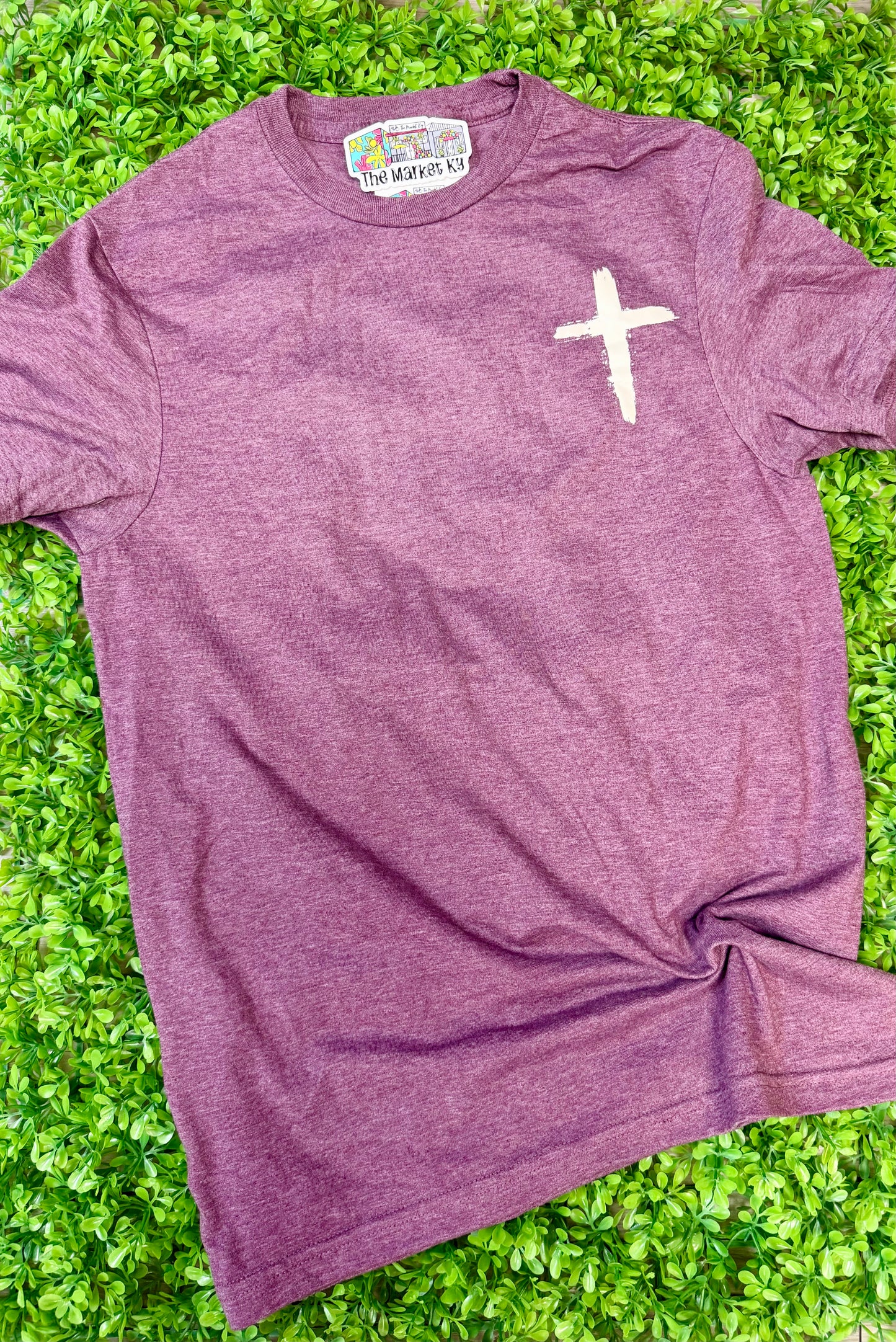 Here Am I | Heather Maroon | Mens Tee