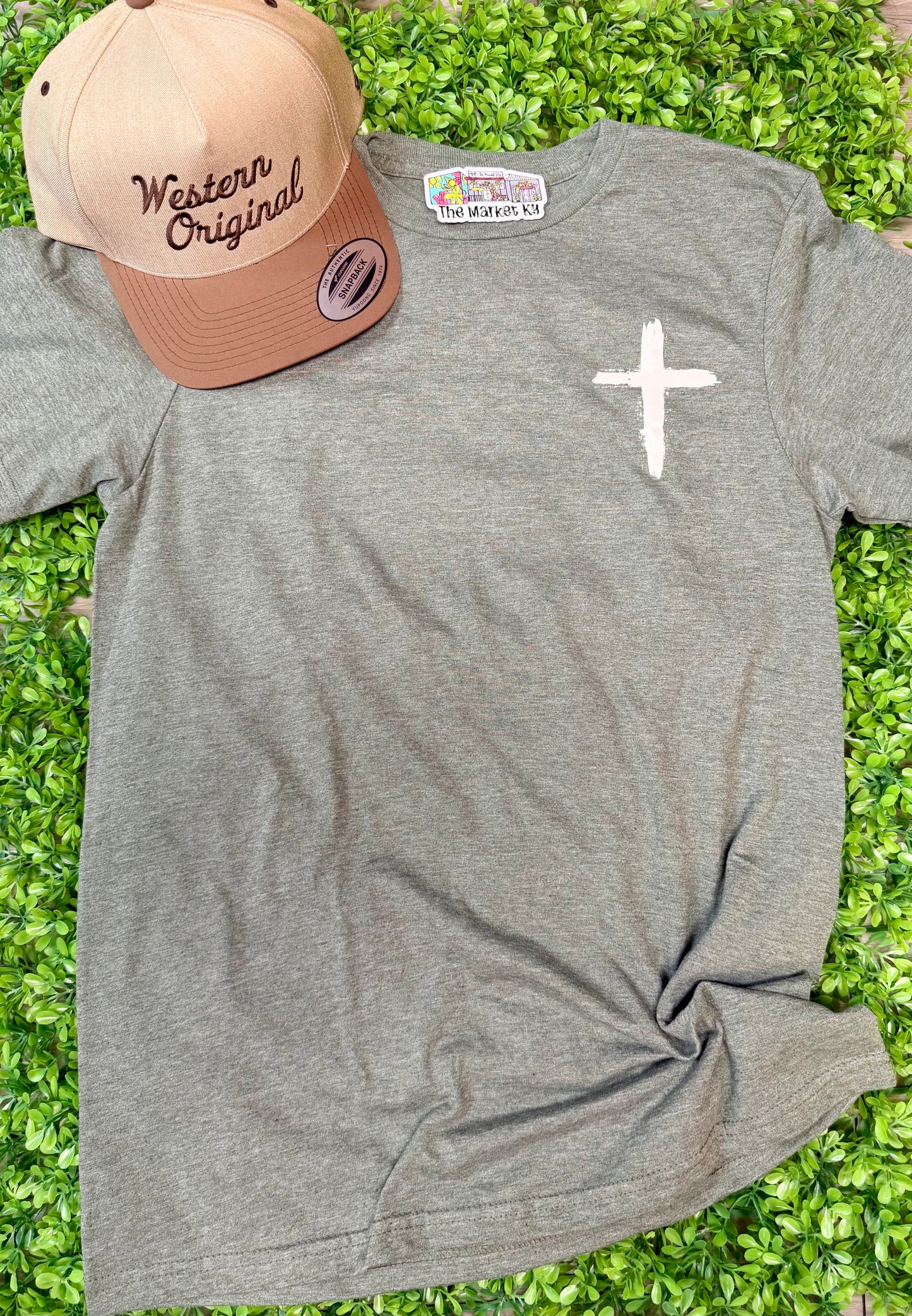 Matthew 17:20 | Heather Military Green | Mens Tee