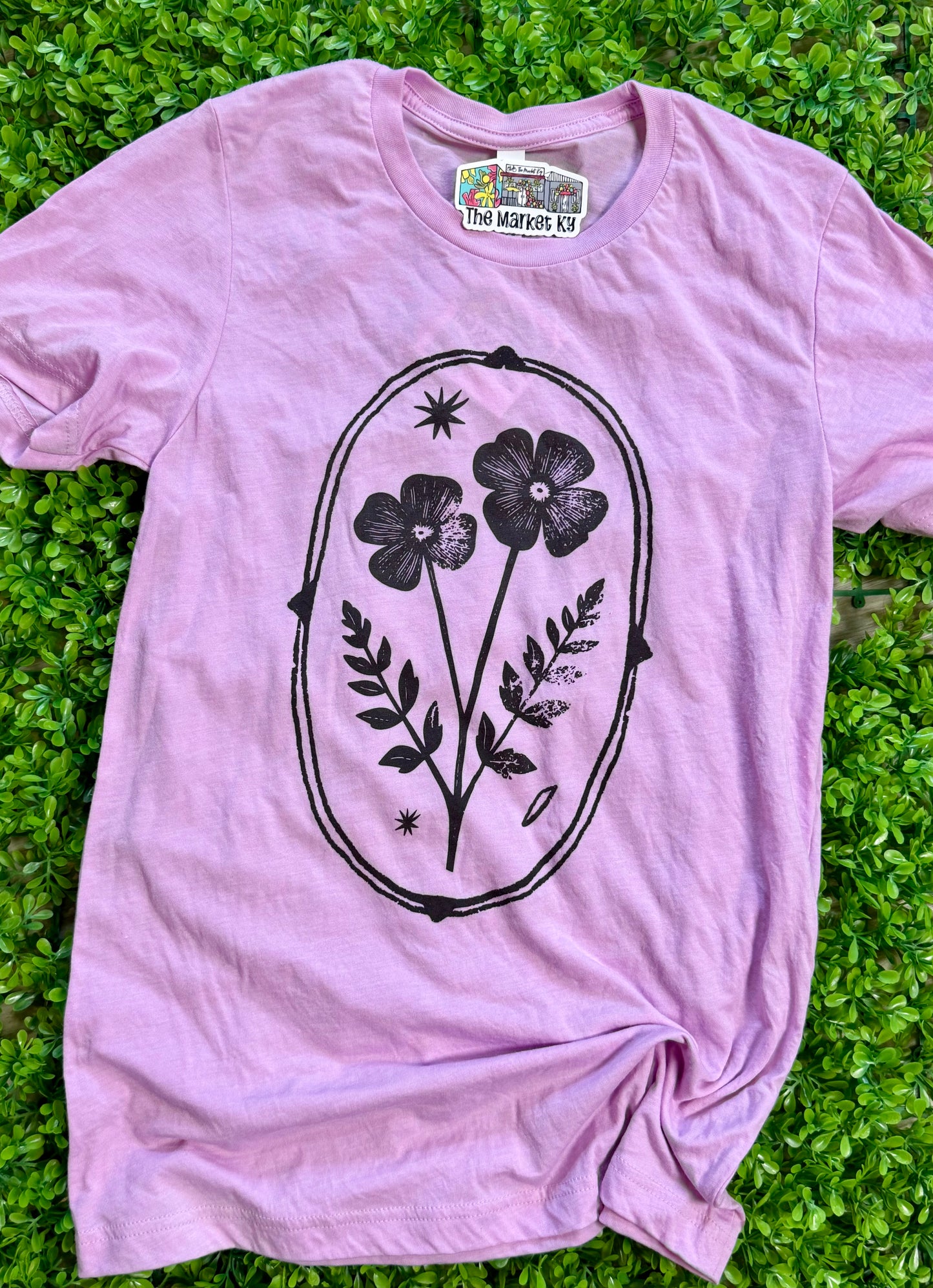Wildflower Bloom Tee - Purple