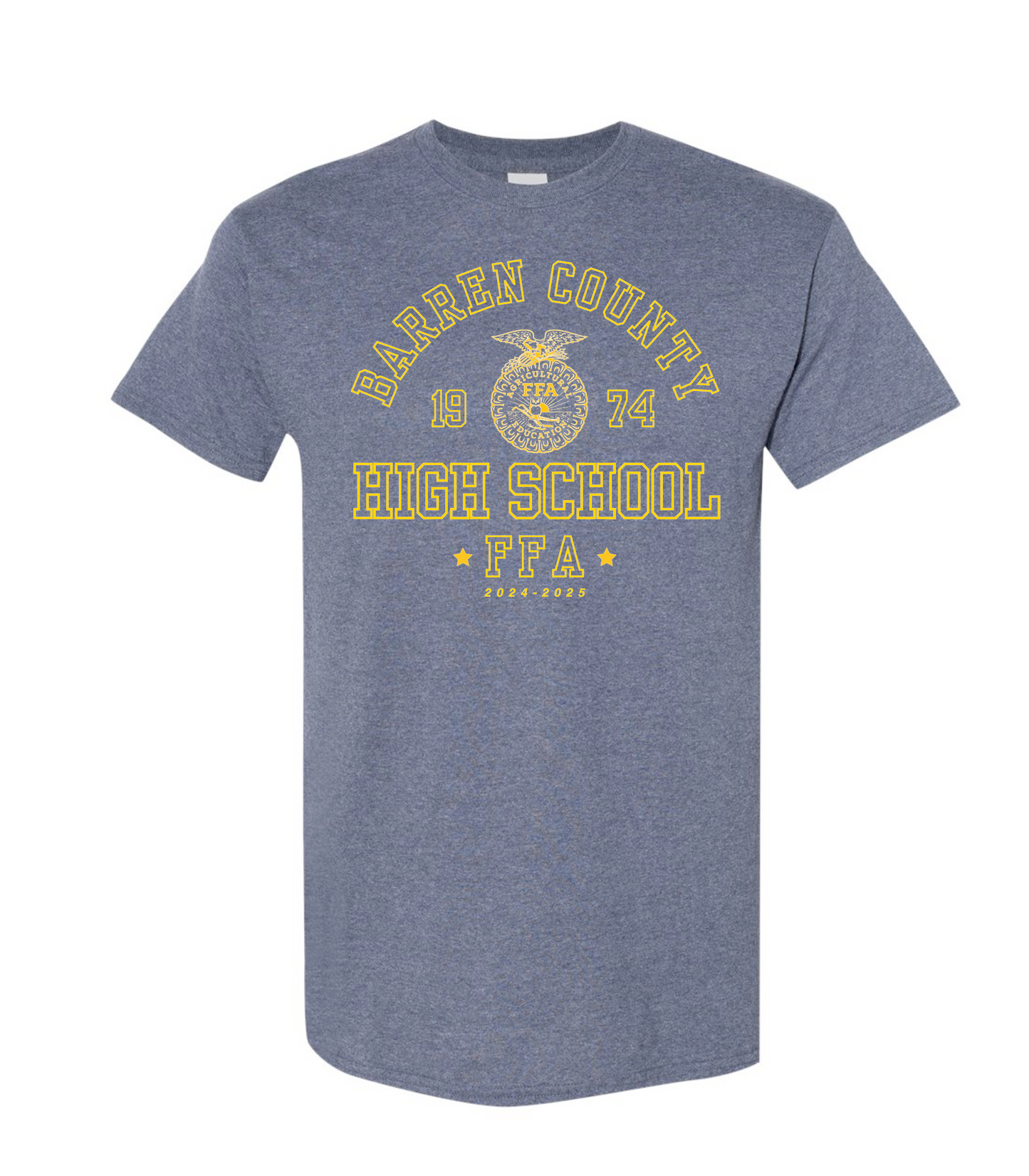 Barren Full Front Yearbook Style Tee