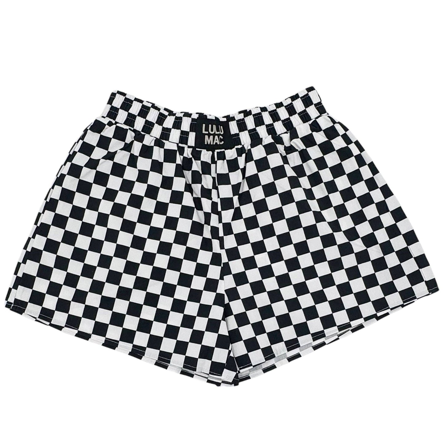 Lulu Mac Checkered Boxer Shorts