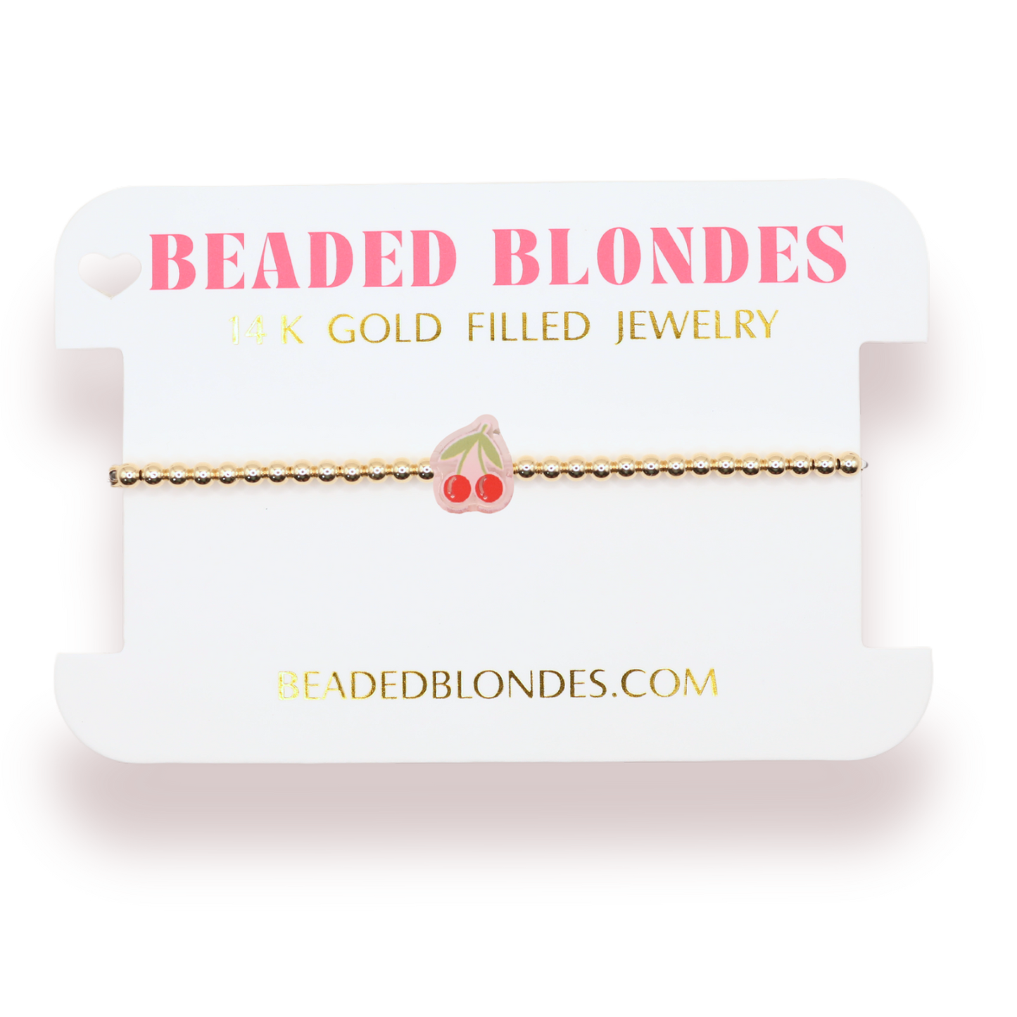 Cherry Bracelet: Standard 6.75 Inch
