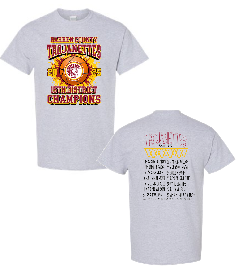 2025 TROJANETTES DISTRICT CHAMP TEE