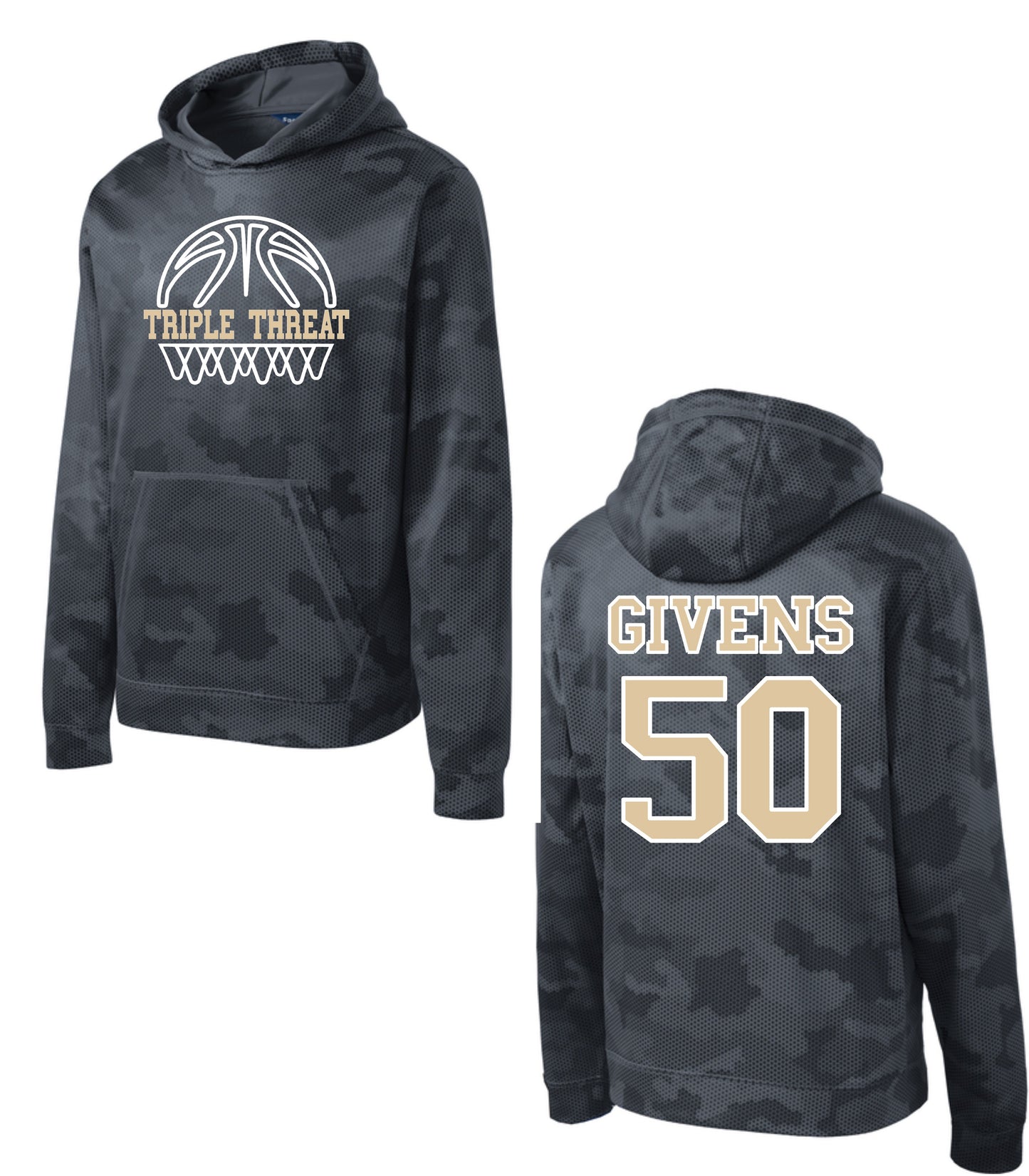 Triple Threat Basketball Custom Sweatshirt