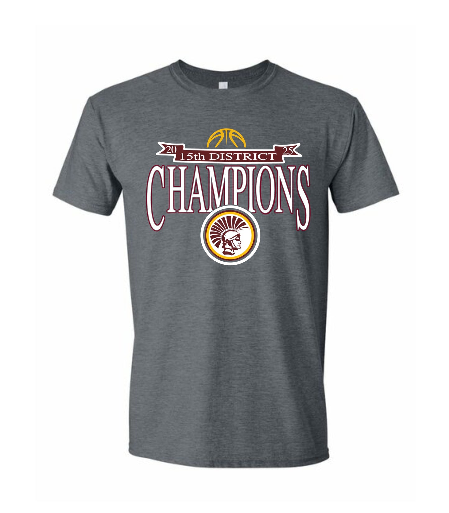 2025 TROJAN DISTRICT CHAMP TEE -If you didn’t order before 3/7 It will not be ready until 3/11!!!!!!