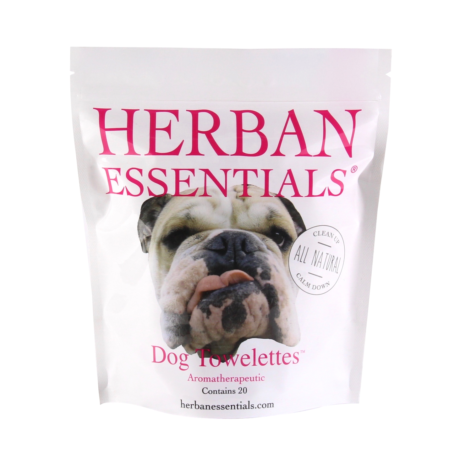 20 Individually Wrapped Dog Towelettes