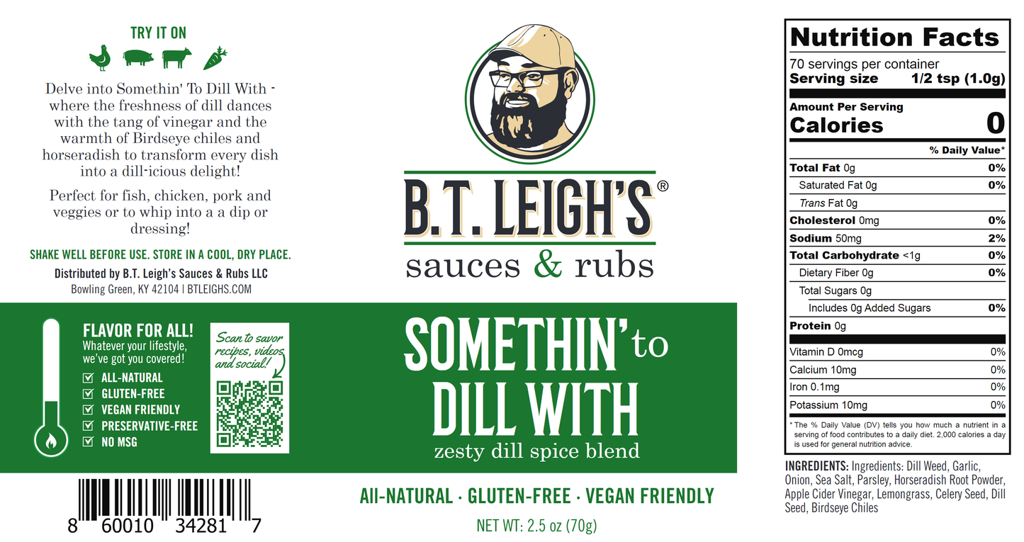 Somethin' To Dill With - Zesty Dill Spice Blend