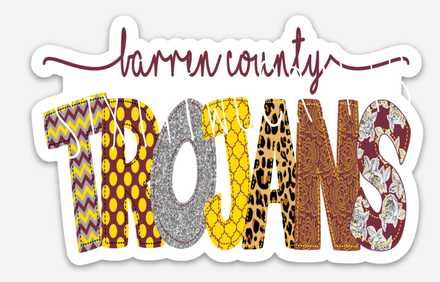 Barren Waterproof Decal