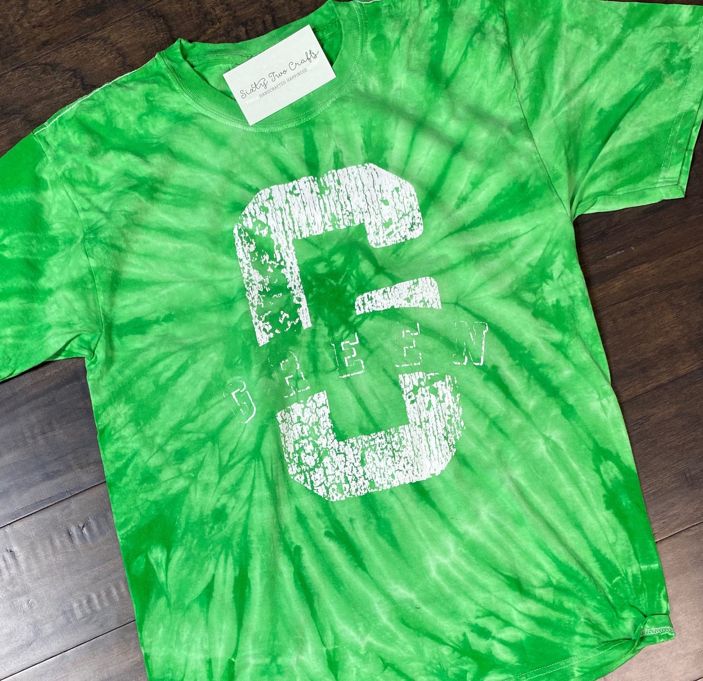 Green Tie Dye Tee