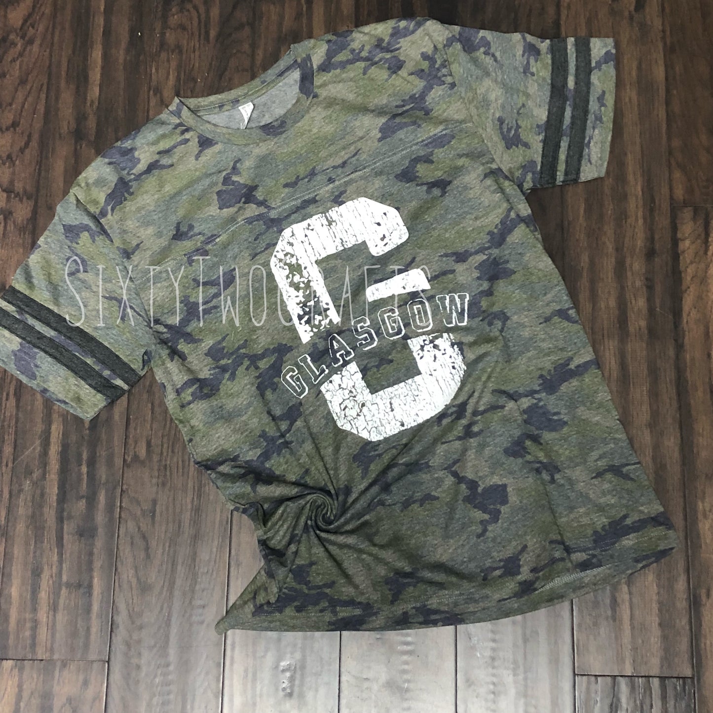 Camo Jersey Tee- Glasgow